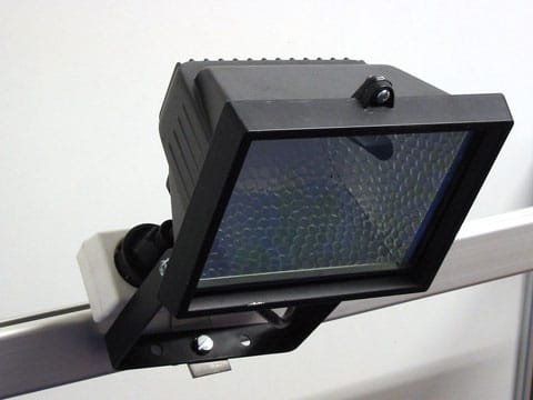 Halogeenivalaisin 300W, musta
