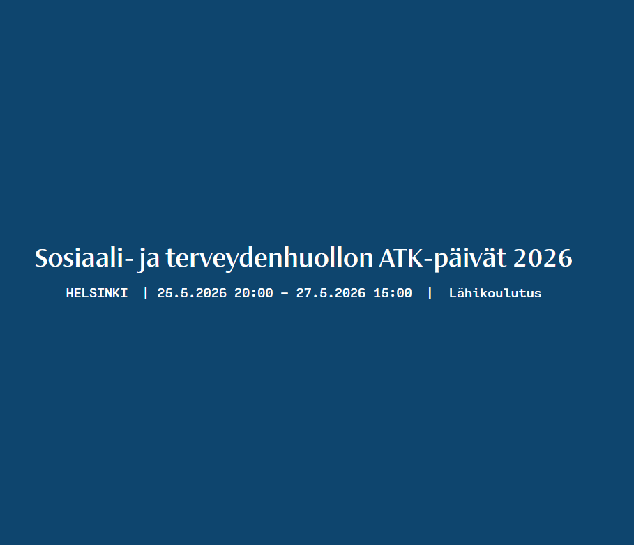 Sosiaali- ja Terveydenhuollon ATK-päivät 2027